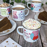 Peppa Pig Enamel Mug - Time To Party Design