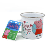 Peppa Pig Enamel Mug - Time To Party Design