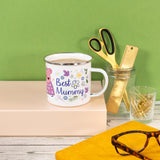 Peppa Pig Enamel Mug - Best Mummy Design