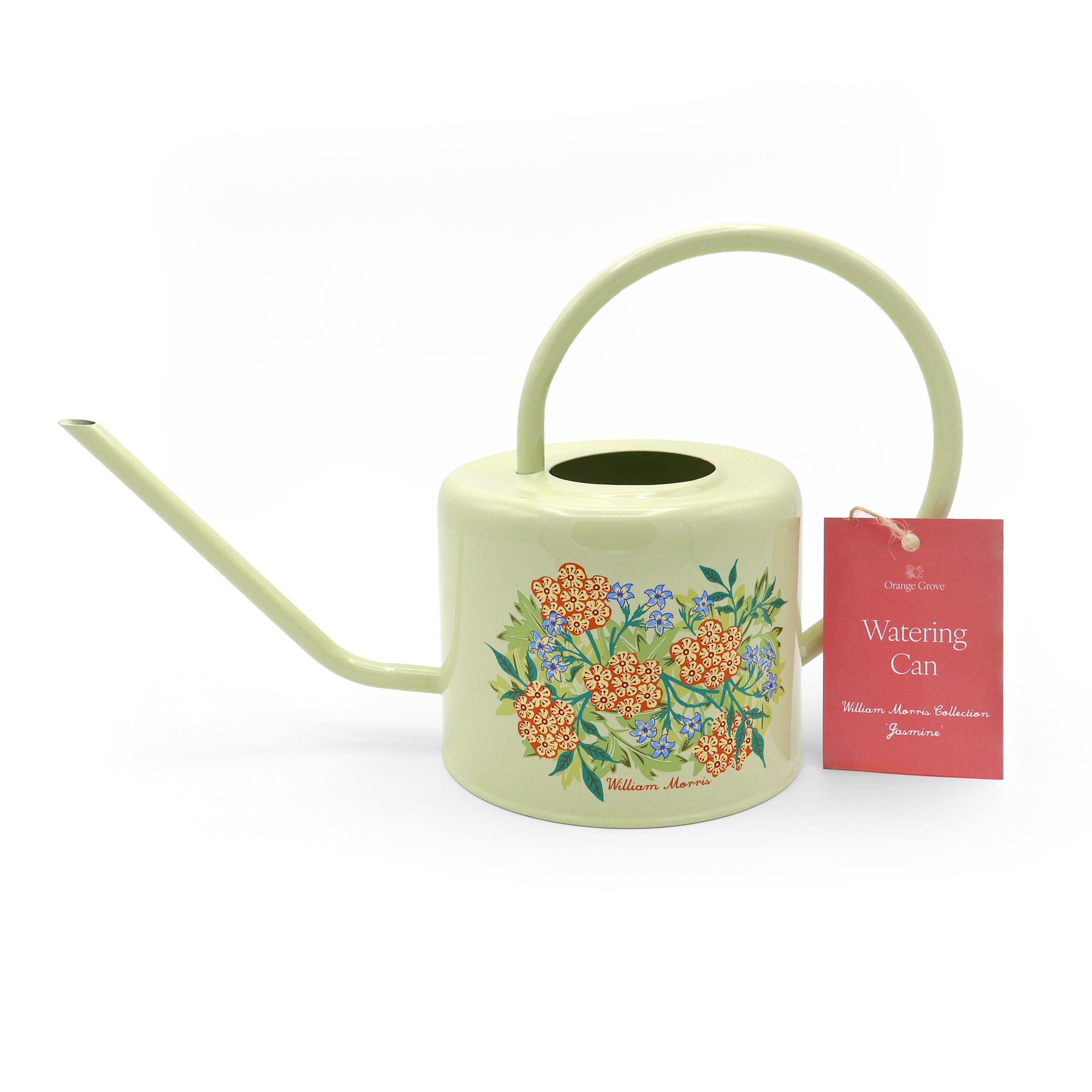 Orange Grove Watering Can – William Morris Jasmine Design – Robert