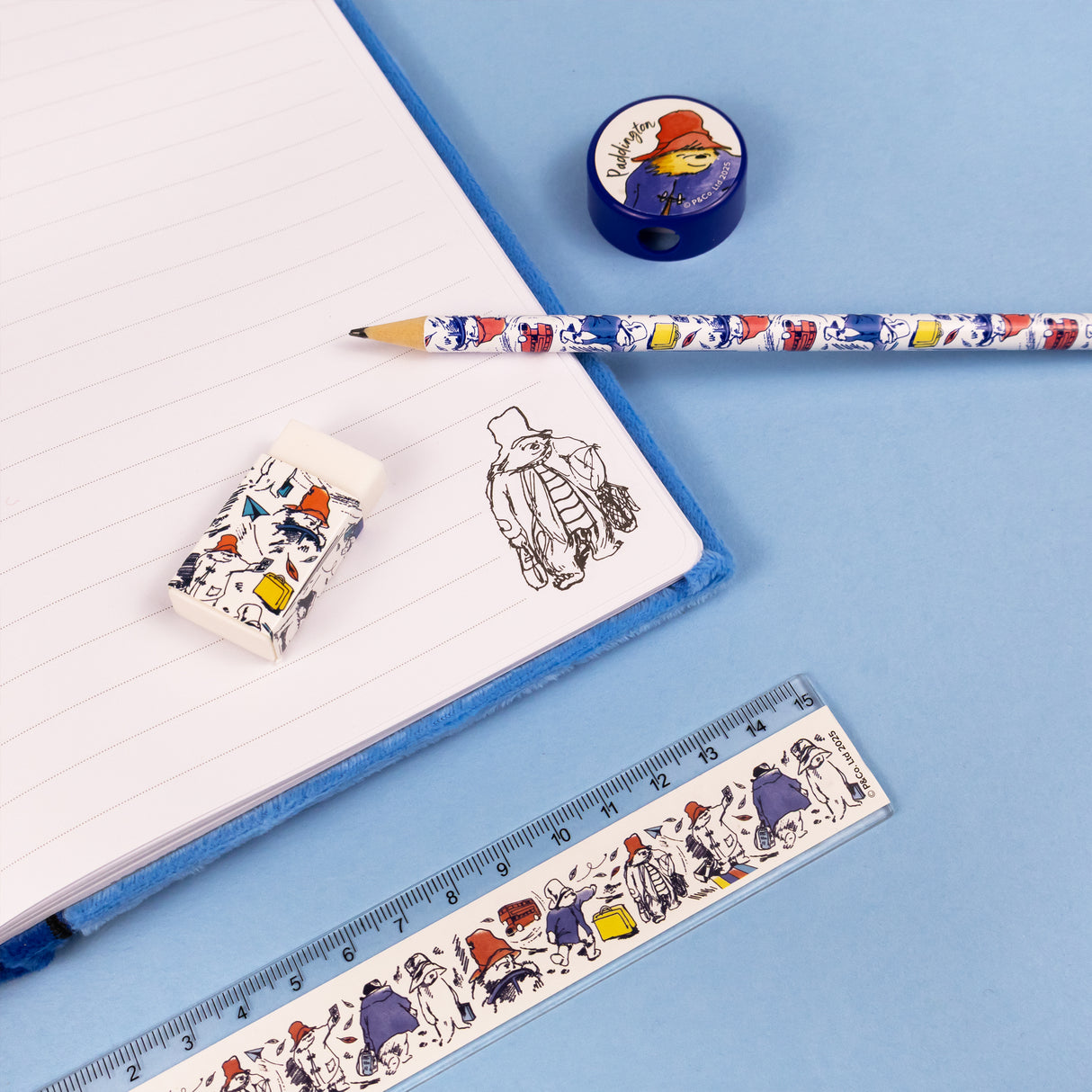 Paddington Plush Notebook and Stationery Set
