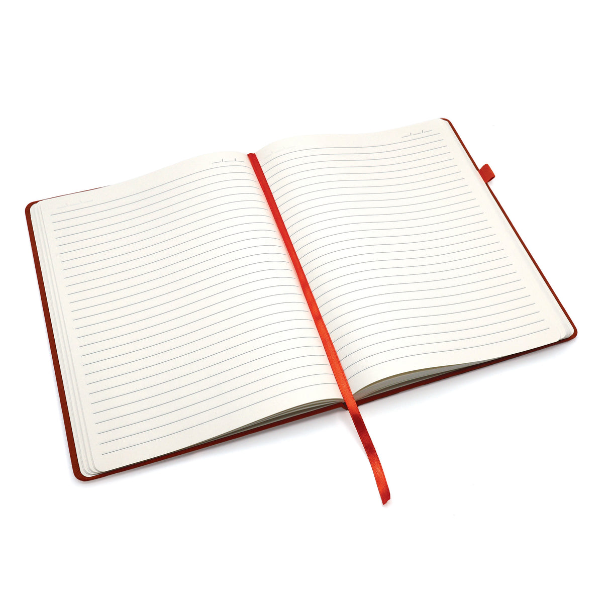 RK Journal Notebook – Faux Suede Rust Red B5 Design