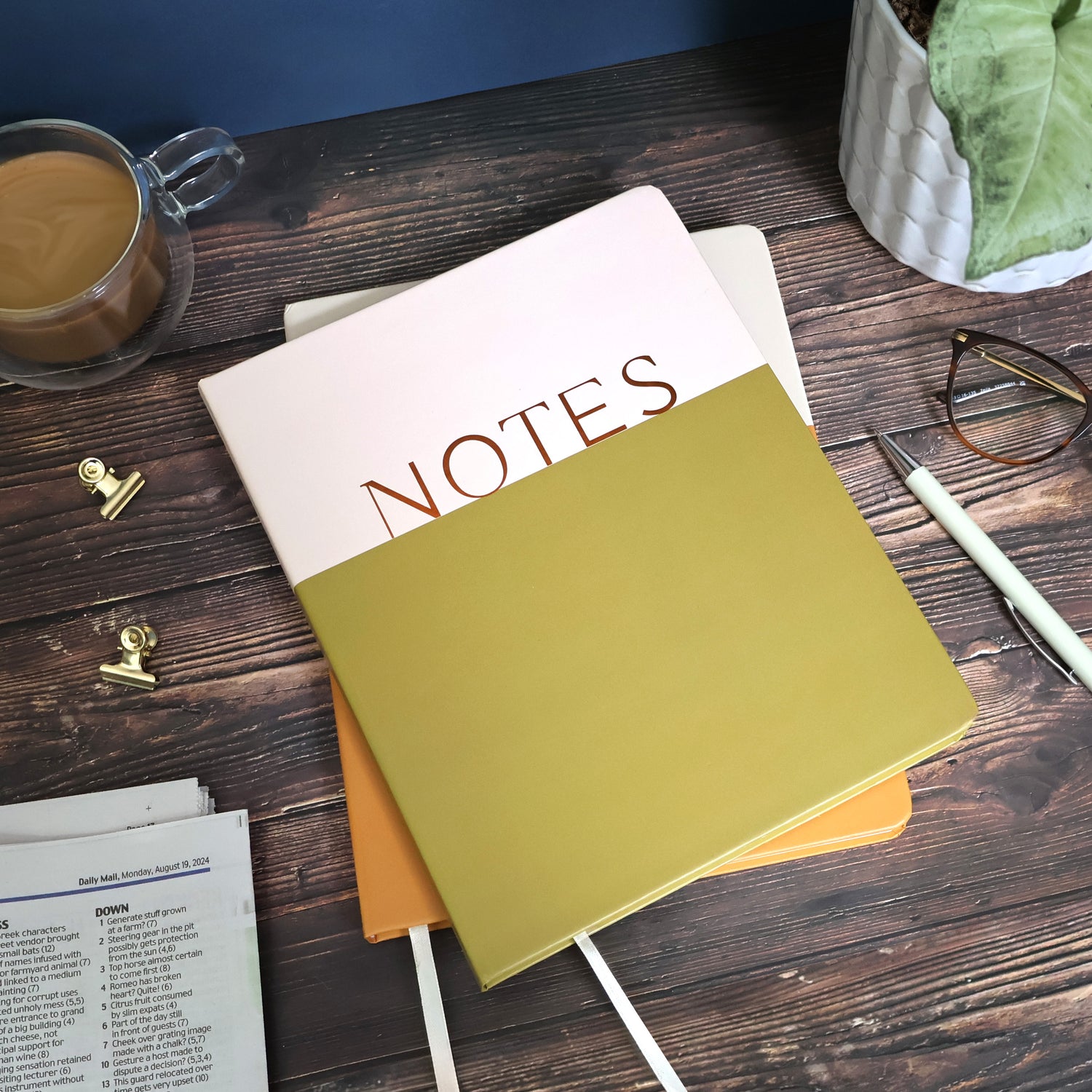 Notes Journal Notebook – Two Tone B5 Design – Robert Frederick