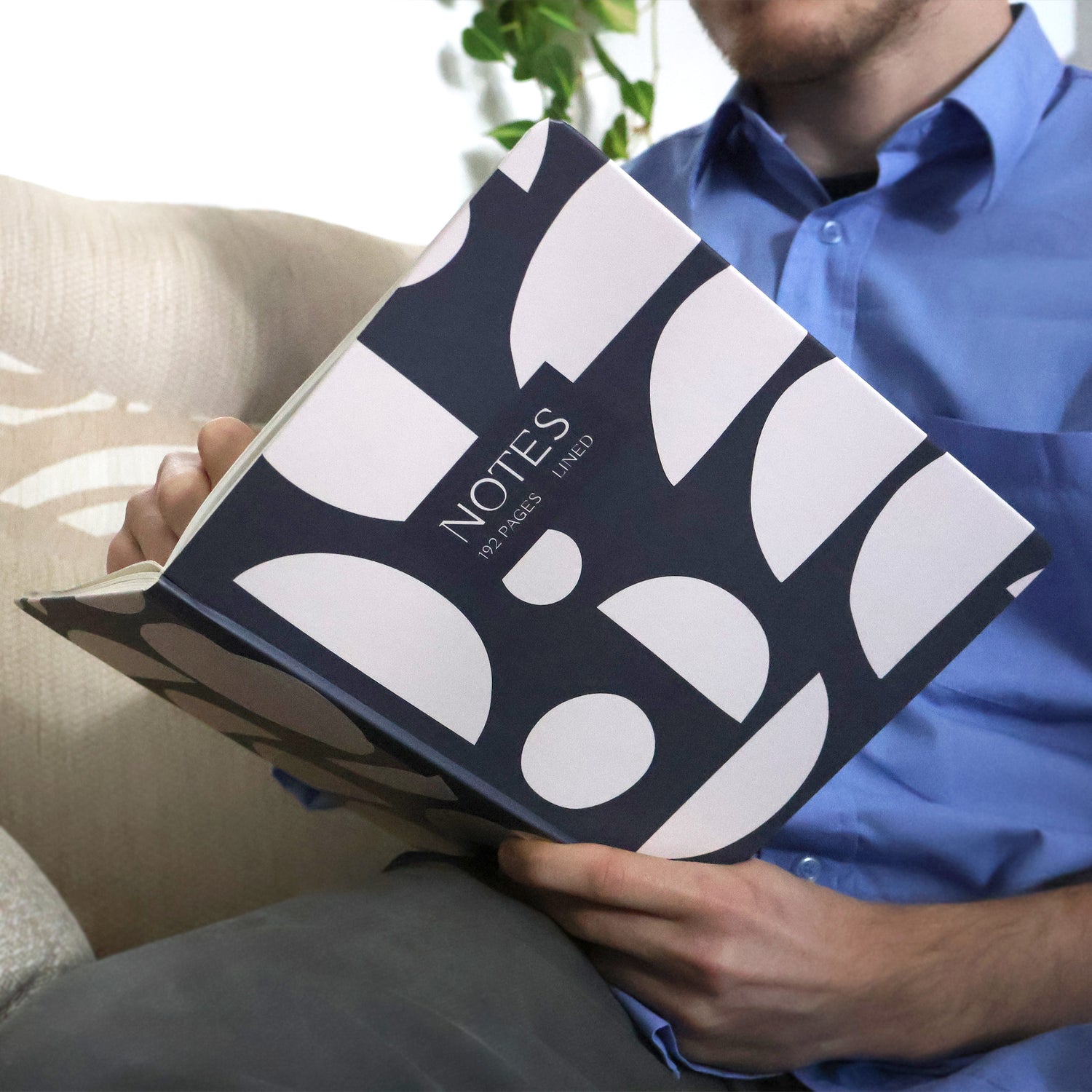 Journal Notebook Shape Journal Notebook – Monochrome Shapes B5 Design – Robert Frederick