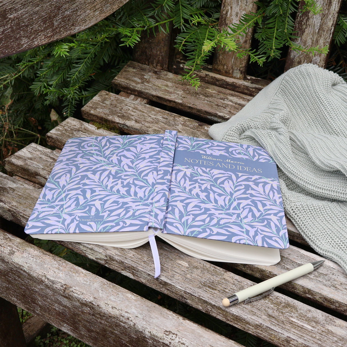 William Morris Journal Notebook – Willow Blue A5 Design