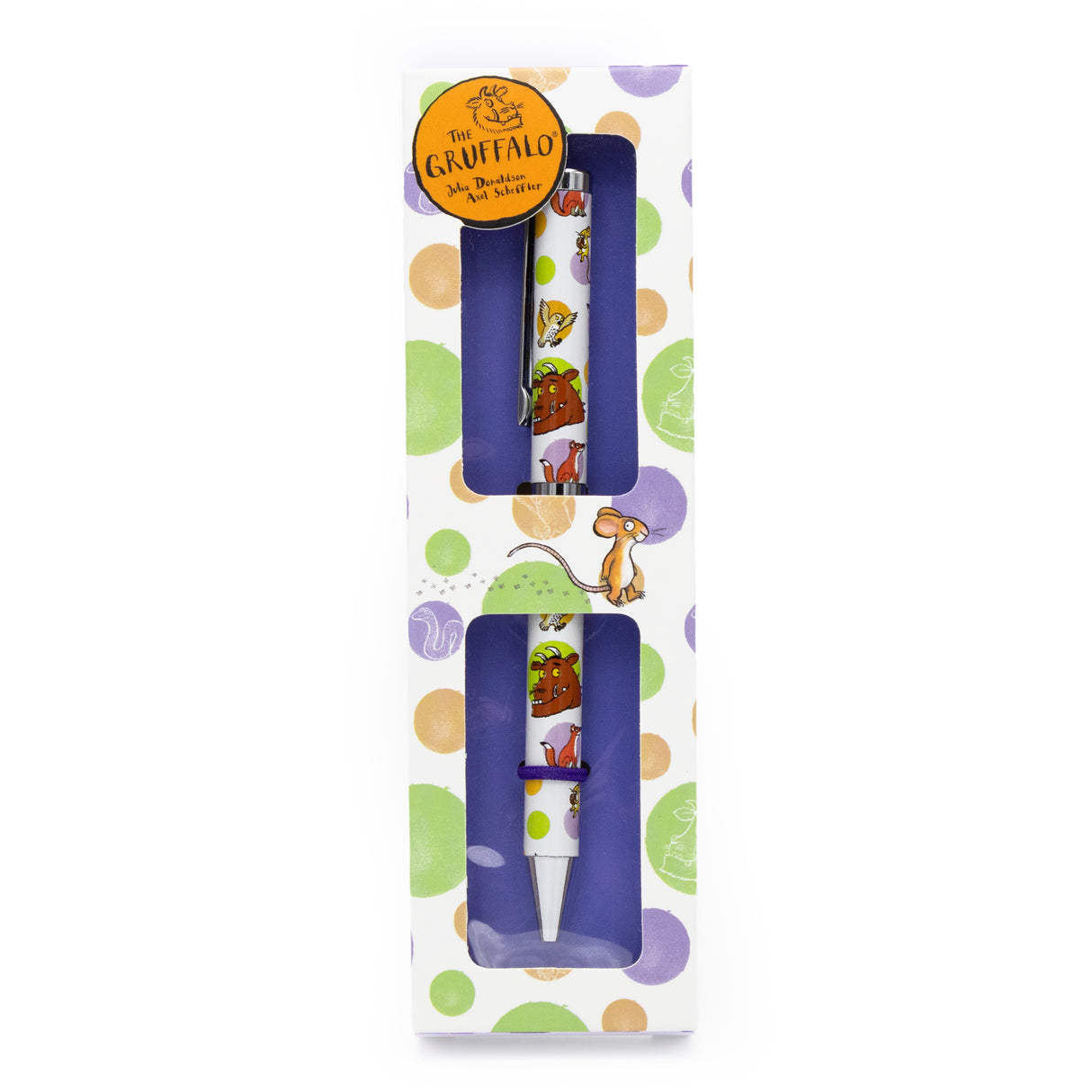 The Gruffalo Ballpoint Pen in Gift Box – Twist Pen with Black Ink – Official Stationery Gift