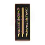 Willow and Belle Mixed Design Ballpoint Pens in Gift Box – Set of 3 Pens