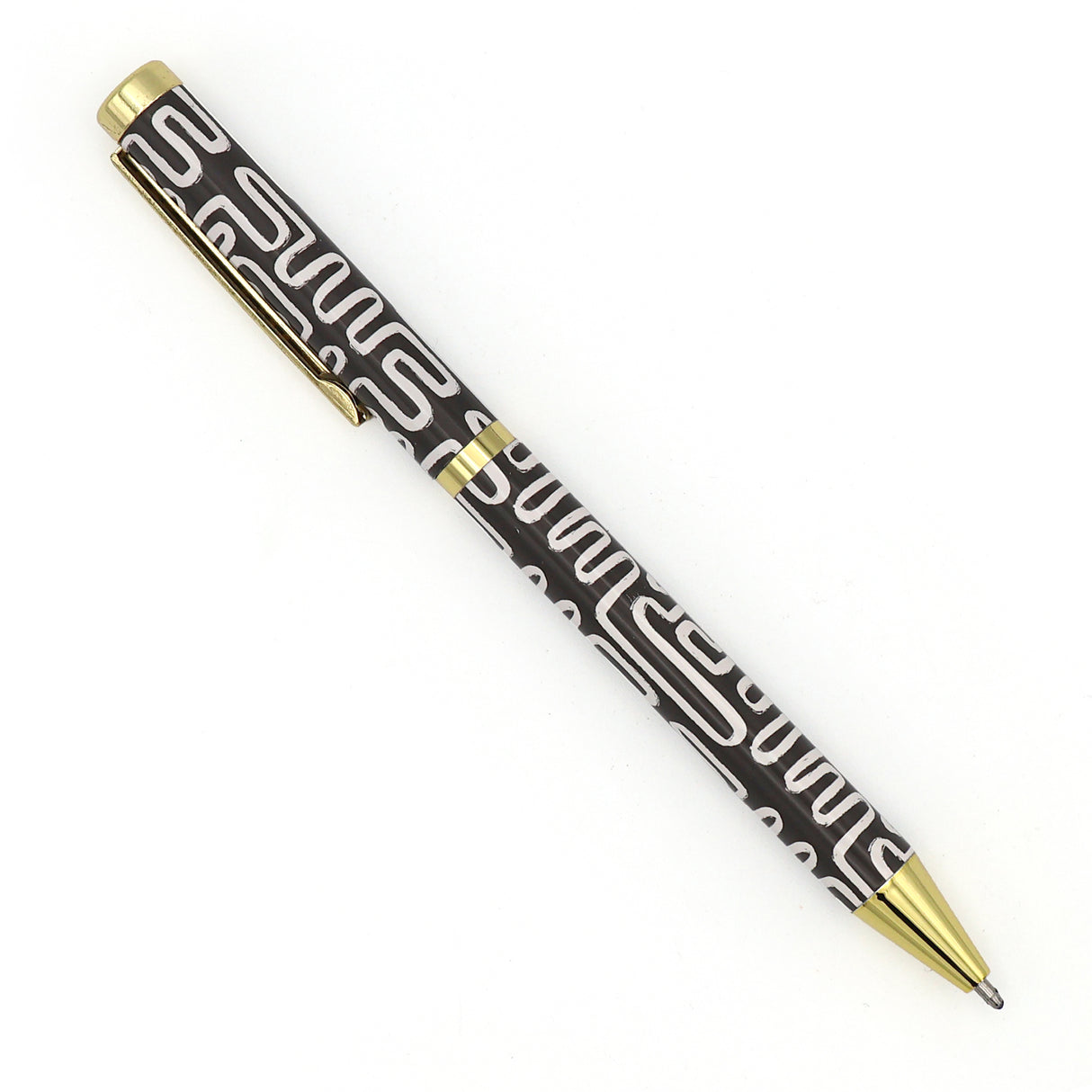 Elysian Monochrome Mixed Design Ballpoint Pens in Gift Box – Set of 3 Pens