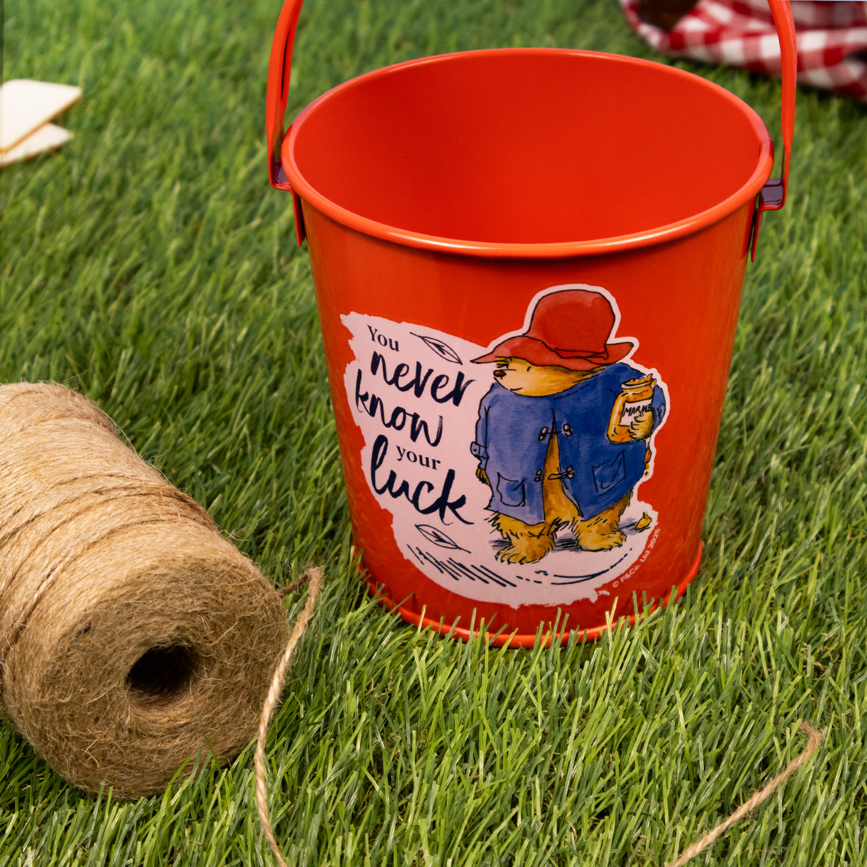 Paddington Children’s Metal Bucket – Kids Garden or Beach Toy – Fun Outdoor Activity Bucket