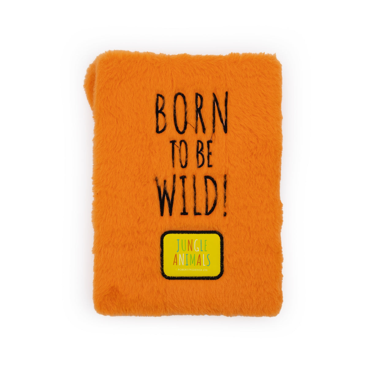 Jungle Animal Plush Notebook – Soft A5 Lined Journal for Kids