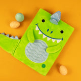 Dinosaur Plush Notebook – Soft Cover Kids Journal – Fun Dino Stationery Gift