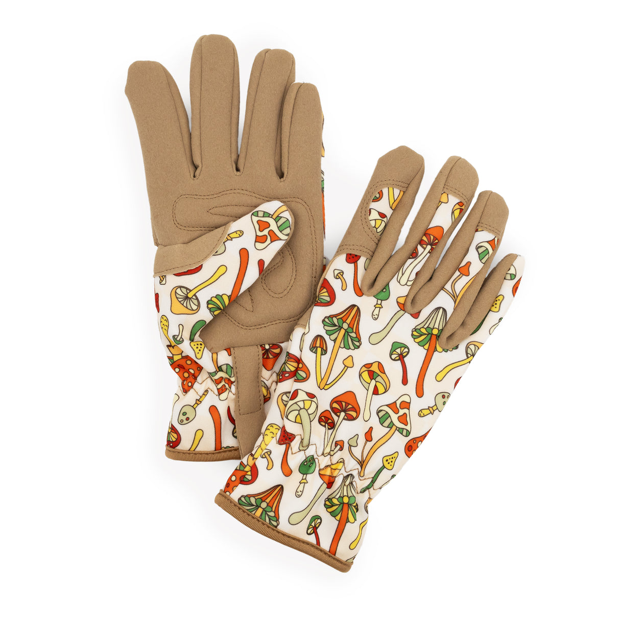 Saje Gardening Gloves - Women's One Size – Retro Mushroom Design