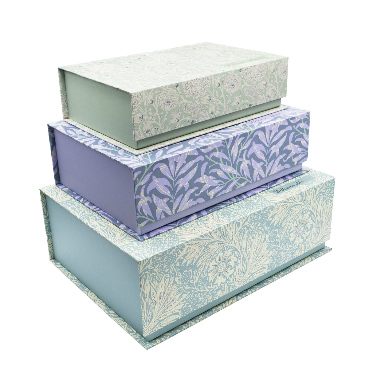 Set of 3 Nesting Storage Boxes - William Morris Designs
