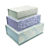 Set of 3 Nesting Storage Boxes - William Morris Designs
