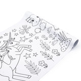 Colour Your Own 3m Magical Creatures Poster – Unicorns, Castles & Rainbows Activity