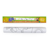 Colour Your Own 3m Jungle Animals Poster – Monkeys, Tigers, Parrots & Elephants