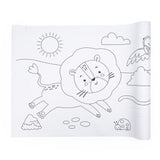 Colour Your Own 3m Jungle Animals Poster – Monkeys, Tigers, Parrots & Elephants