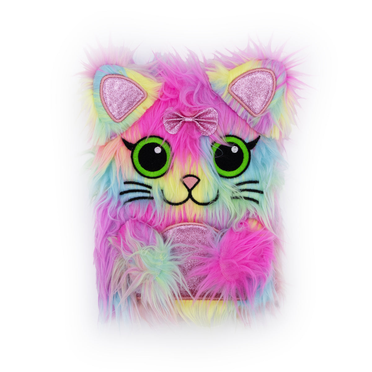Scruffy Cat Plush Notebook – Soft A5 Lined Journal for Kids – Robert ...