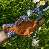 Orange Grove Gardening Gloves - Women's One Size – William Morris Snakeshead Design