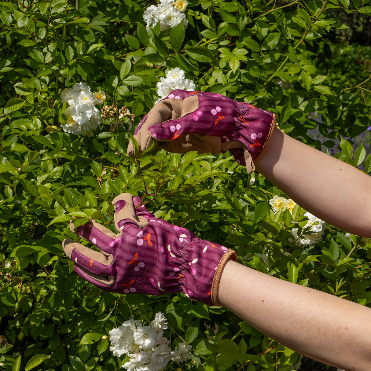 Willow & Belle Gardening Gloves - Women's One Size – Cherries Design