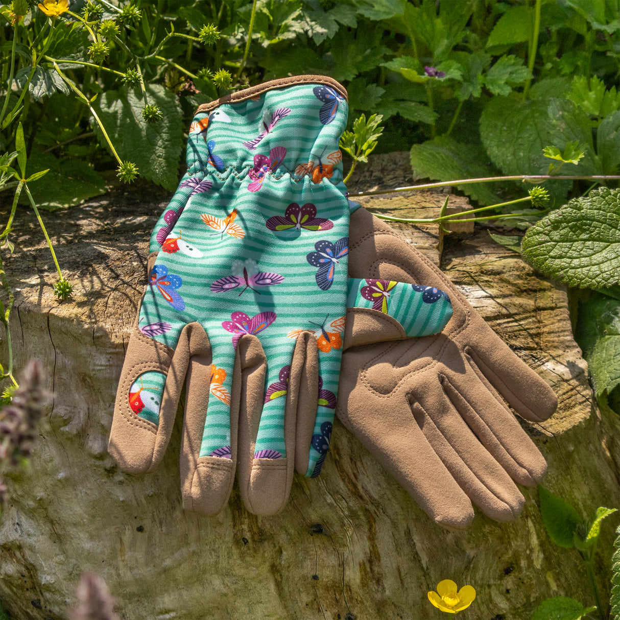 Willow & Belle Gardening Gloves - Women's One Size – Butterfly Design