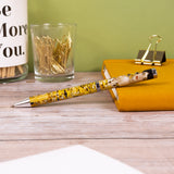 Gustav Klimt Fine Art Ballpoint Pen – Black Ink Pen with Twist Mechanism in Gift Box – Elegant Stationery Gift