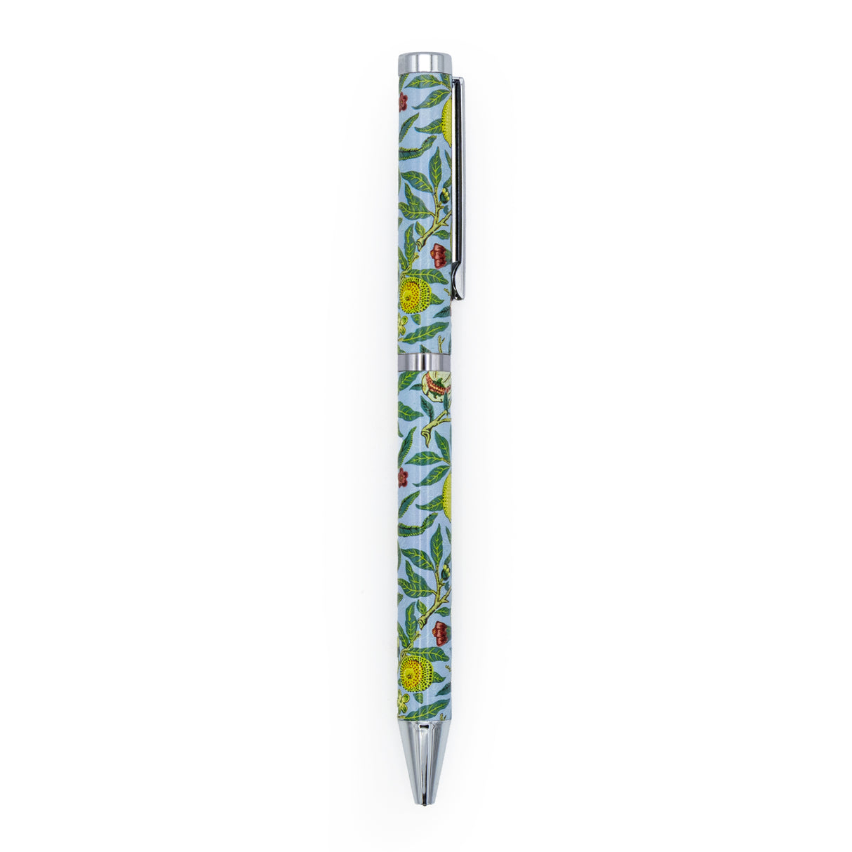 William Morris Fruit Ballpoint Pen in Gift Box – Twist Action – Black Ink – Stylish Stationery Gift