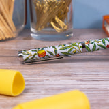 William Morris Fruit Ballpoint Pen in Gift Box – Twist Action – Black Ink – Stylish Stationery Gift
