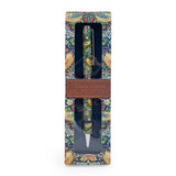 William Morris Strawberry Thief Ballpoint Pen in Gift Box – Twist Action – Black Ink - Elegant Stationery Gift
