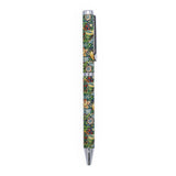 William Morris Strawberry Thief Ballpoint Pen in Gift Box – Twist Action – Black Ink - Elegant Stationery Gift