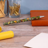 William Morris Strawberry Thief Ballpoint Pen in Gift Box – Twist Action – Black Ink - Elegant Stationery Gift