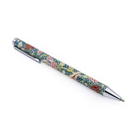 William Morris Cray Ballpoint Pen in Gift Box – Twist Action – Black Ink – Floral Stationery Gift