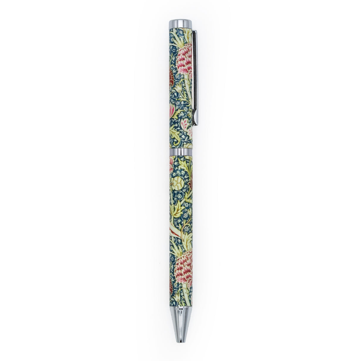 William Morris Cray Ballpoint Pen in Gift Box – Twist Action – Black Ink – Floral Stationery Gift