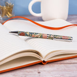 William Morris Cray Ballpoint Pen in Gift Box – Twist Action – Black Ink – Floral Stationery Gift