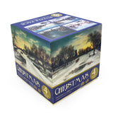 Christmas Scenes - Bumper 4 Puzzle Gift Pack - Festive British Christmas Jigsaws