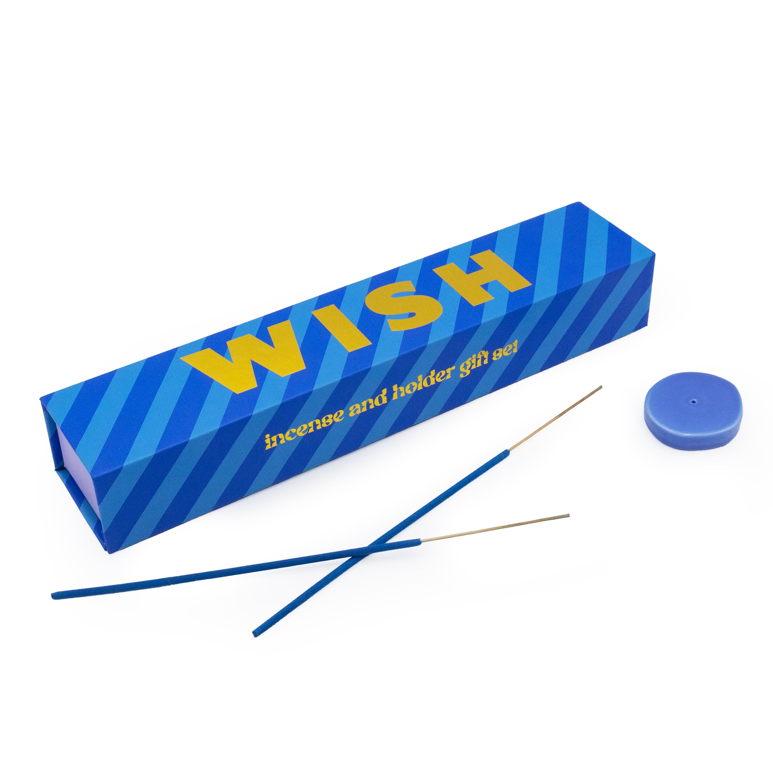 Wish Incense & Blue Ceramic Holder Gift Set – Robert Frederick