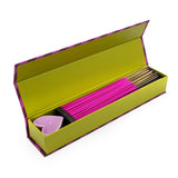 Amore Incense and Ceramic Holder - Fig & Citrus Scent with Pink Heart Ceramic Holder