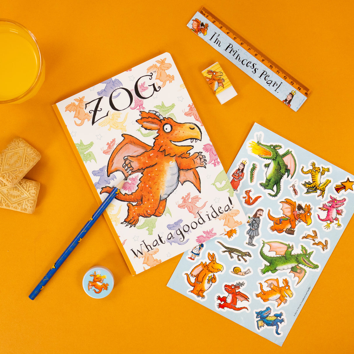 Zog Children’s Stationery Set with Stickers