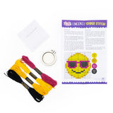 Make Your Own Mini Cross Stitch Kit - Smiley Shades
