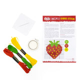 Make Your Own Mini Cross Stitch Kit - Strawberry