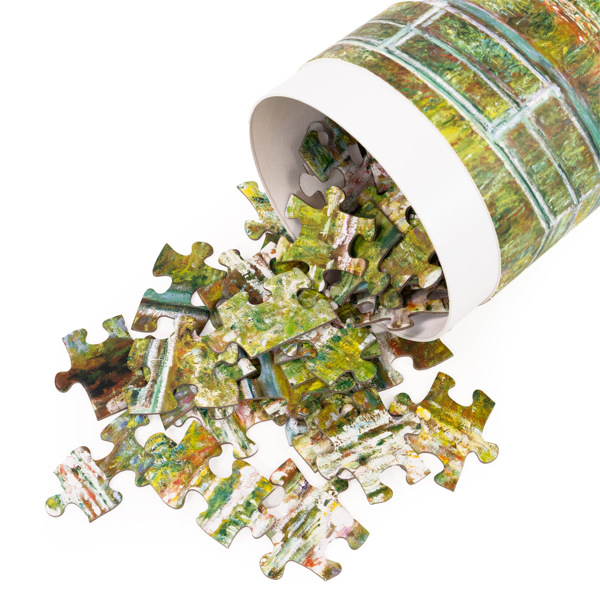 Monet Bridge - 100 Piece Puzzle In Tube