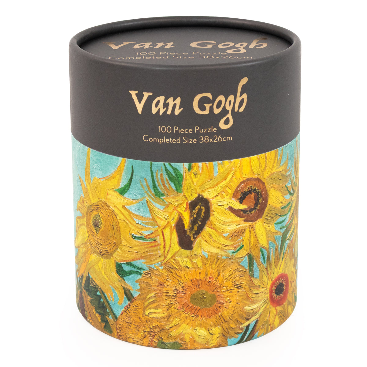 Van Gogh Suflowers - 100 Piece Puzzle In Tube