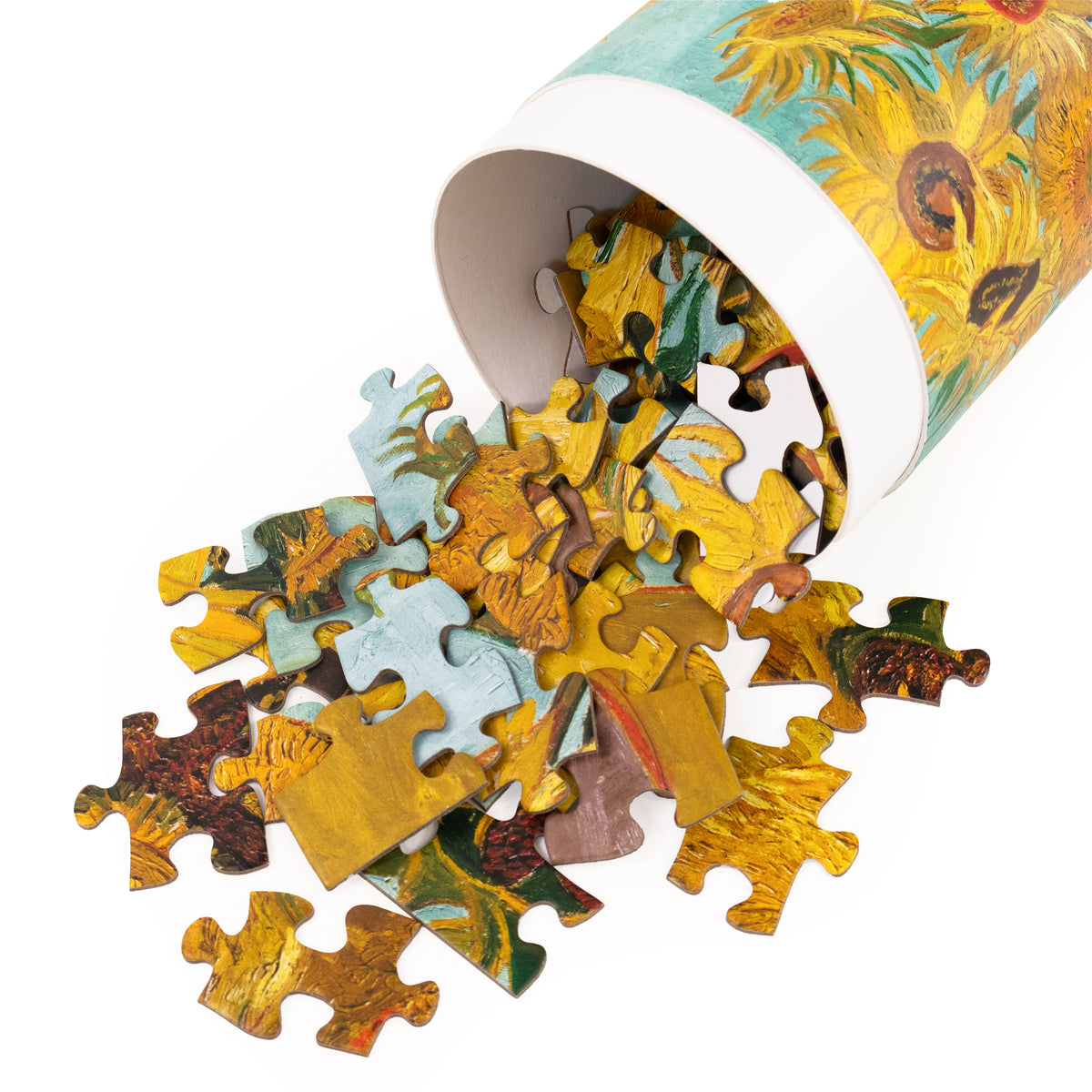 Van Gogh Suflowers - 100 Piece Puzzle In Tube
