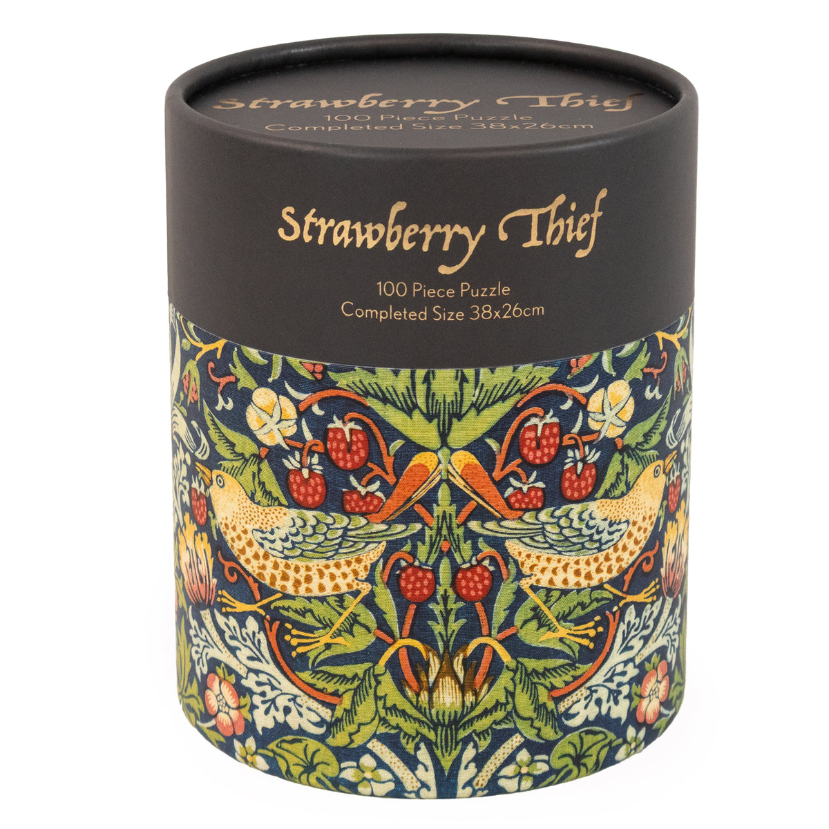 William Morris 'Strawberry Thief' - 100 Piece Puzzle In Tube