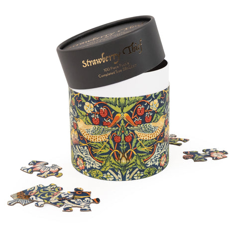 William Morris 'Strawberry Thief' - 100 Piece Puzzle In Tube