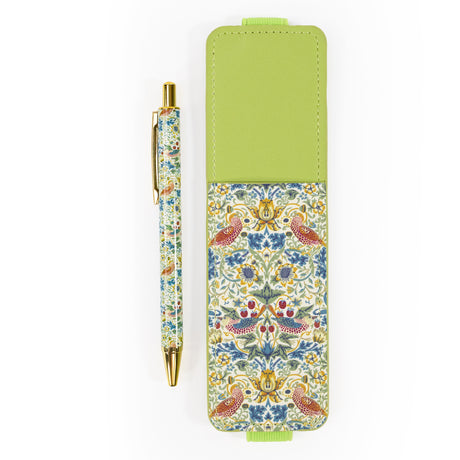 William Morris Ballpoint Pen & Pen Pouch Gift Set