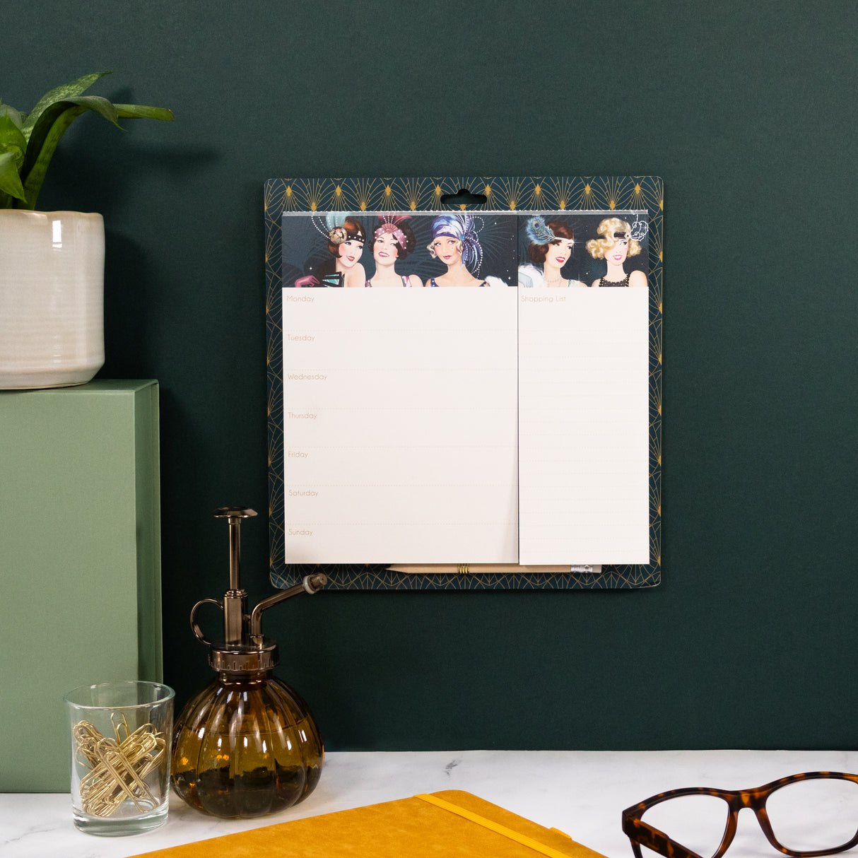 Claire Coxon Art Deco Magnetic Weekly Planner