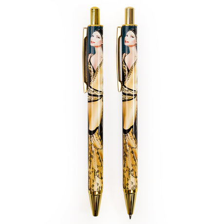 Claire Coxon Art Deco Pen & Pencil Gift Set