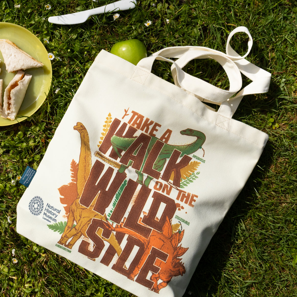 Natural History Museum Dinosaur Tote Bag