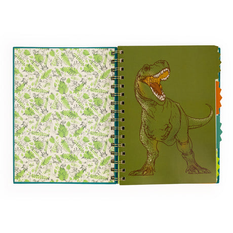 Natural History Museum Dinosaur A5 Wired Notebook with Dividers - T- Rex